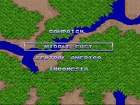 une photo d'Ã©cran de Air Cavalry sur Nintendo Super Nes